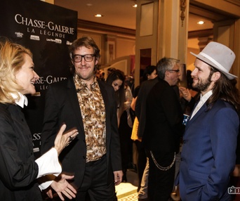 Sur le tapis rouge du film Chasse-Galerie : La légende