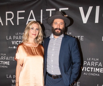 Tapis rouge de la première du documentaire La parfaite victime