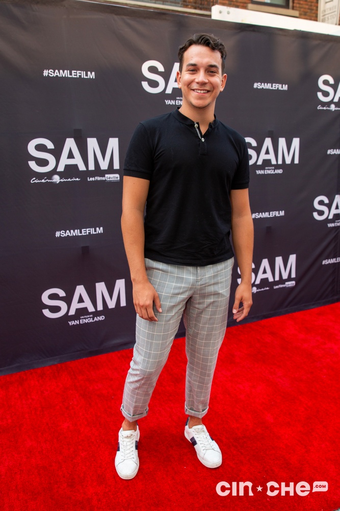 Sur le tapis rouge du film Sam