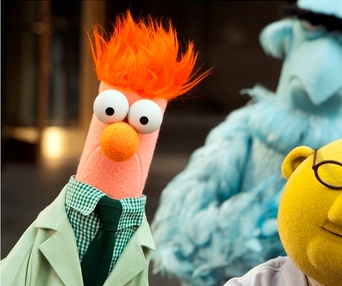 Une scène du film The Muppets