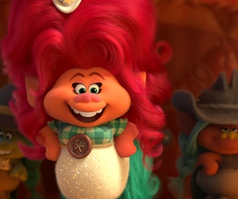 Une scène du film Trolls World Tour