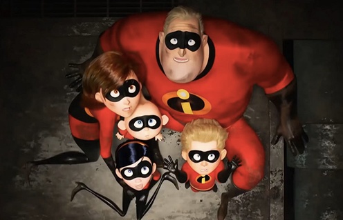 Une scène du film Incredibles 2