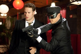Une scène du film The Green Hornet