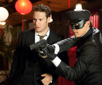 Une scène du film The Green Hornet