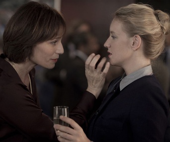 Une scène du film Crime d'amour