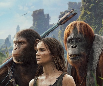 Affiche du film Kingdom of the Planet of the Apes