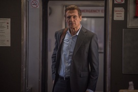 Une scène du film The Commuter