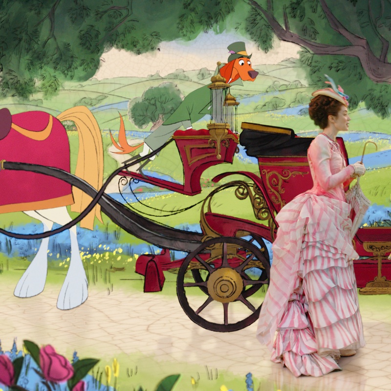 Une scène du film Mary Poppins Returns