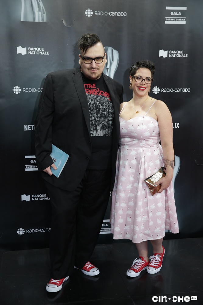 Sur le tapis rouge du Gala Québec Cinéma 2019
