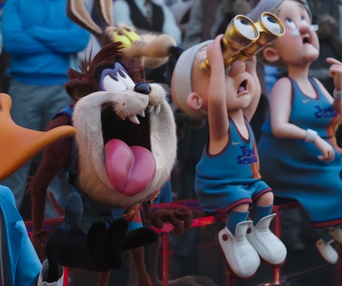 Une scène du film Space Jam: A New Legacy