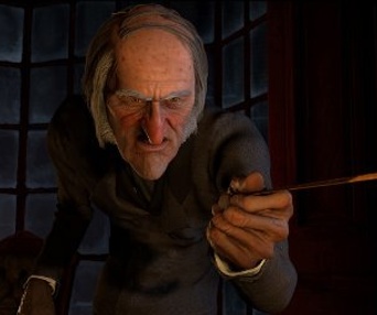 Scène du film A Christmas Carol