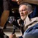 Steven Spielberg sur le plateau du film Indiana Jones and the Kingdom of the Crystal Skull