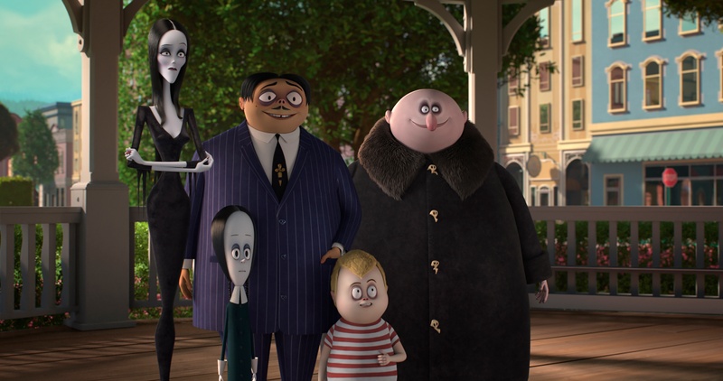 Une scène du film The Addams Family