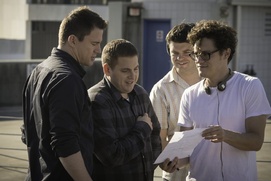 Sur le plateau du film 22 Jump Street