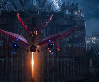 Une scène du film Mortal Engines