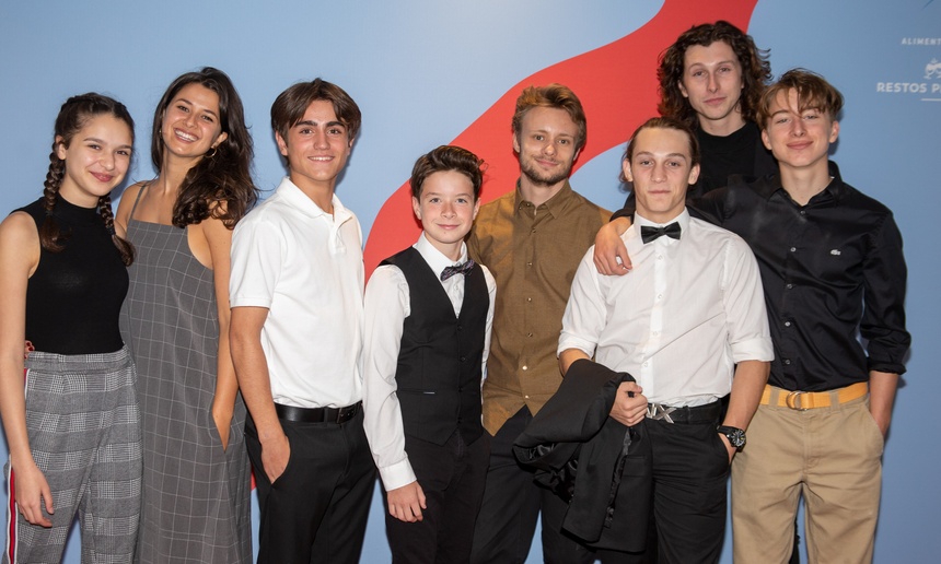 Tapis rouge de la première du film québécois Vivre à 100 milles à l'heure au FCVQ