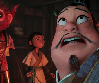Une scène du film The Monkey King
