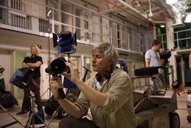 Sur le plateau du film Stone