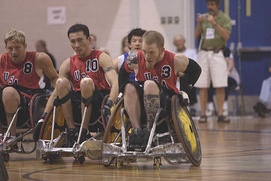 Scène du film Murderball