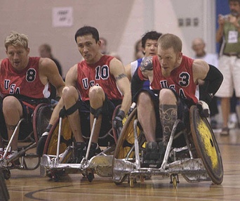 Scène du film Murderball