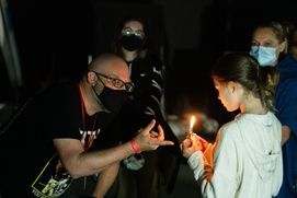 Une scène du film Firestarter