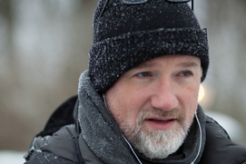 Sur le plateau du film The Girl with the Dragon Tattoo Sur le plateau du film The Girl with the Dragon Tattoo