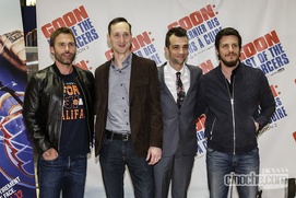 Sur le tapis rouge du film Goon: Last of the Enforcers