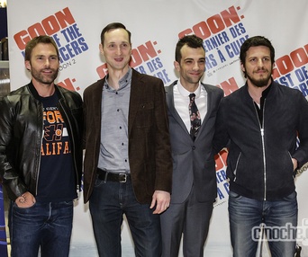 Sur le tapis rouge du film Goon: Last of the Enforcers