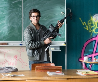 Une scène du film Un prof pas comme les autres
