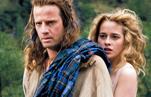 Christopher Lambert et Beatie Edney dans Highlander