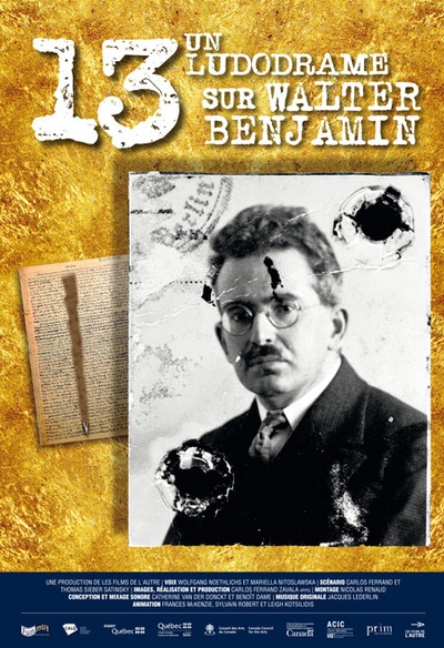 Affiche du film 13, un ludodrame sur Walter Benjamin