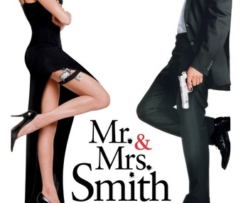 Affiche américaine du film Mr. and Mrs. Smith