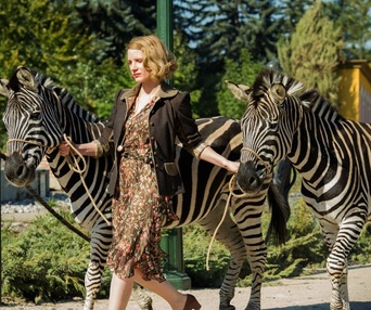 Une scène du film The Zookeeper's Wife