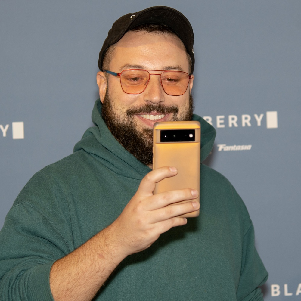 Sur le tapis rouge du film Blackberry