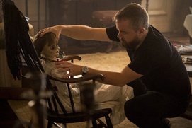 Sur le plateau du film Annabelle: Creation