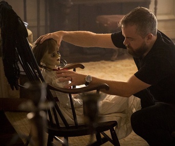 Sur le plateau du film Annabelle: Creation