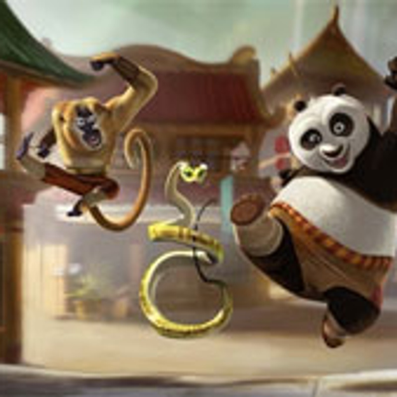 Une scène de Kung Fu Panda