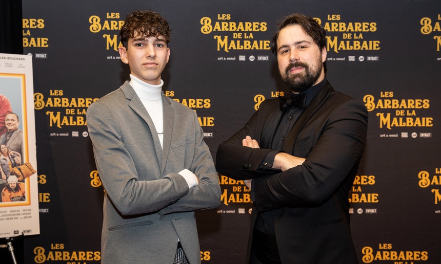 Première du film de hockey Les Barbares de La Malbaie