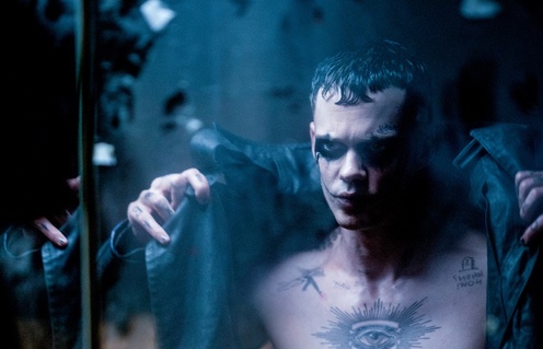 Une scène du film The Crow