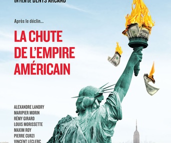 Affiche du film La chute de l'empire américaine