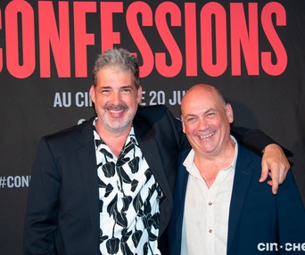 Sur le tapis rouge du film Confessions