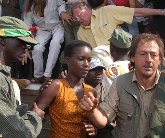Scène du film Un dimanche à Kigali