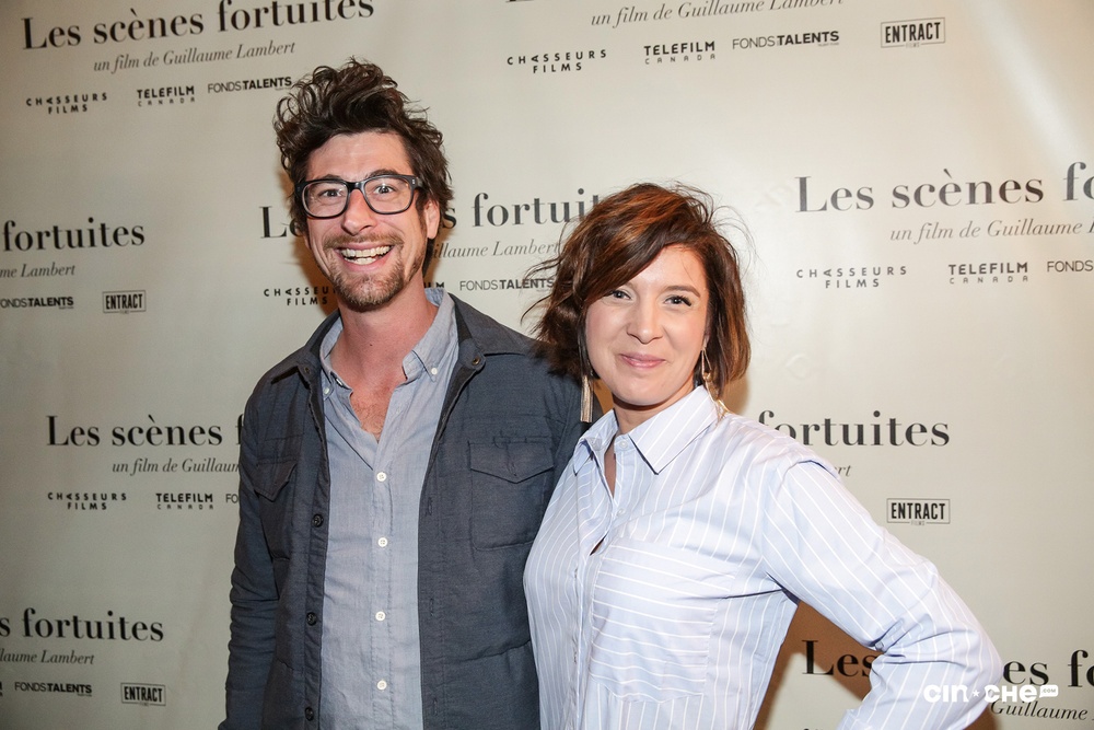 Sur le tapis rouge du film Les scènes fortuites