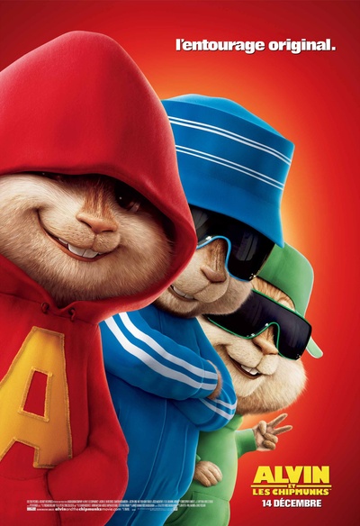 Affiche en français de Alvin et les Chipmunks
