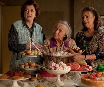 Une scène du film Paulette
