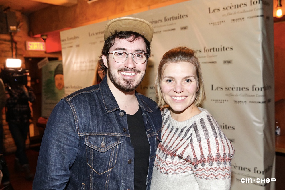 Sur le tapis rouge du film Les scènes fortuites