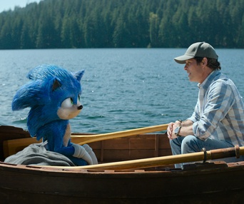 Une scène du film Sonic the Hedgehog 2