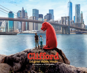Affiche du film Clifford le gros chien rouge