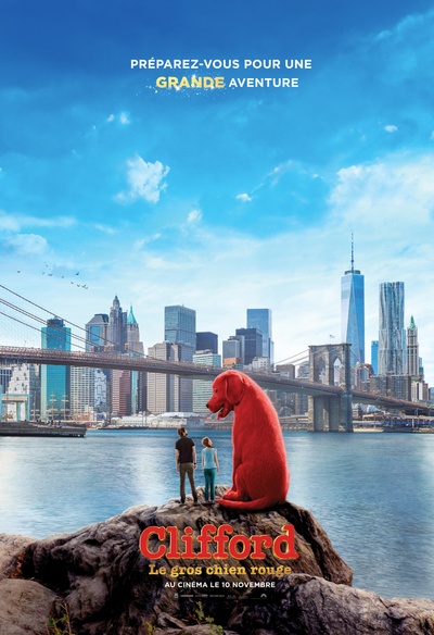 Affiche du film Clifford le gros chien rouge