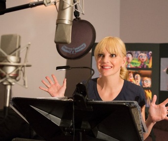 Dans le studio d'enregistrement de Cloudy with a Chance of Meatballs 2